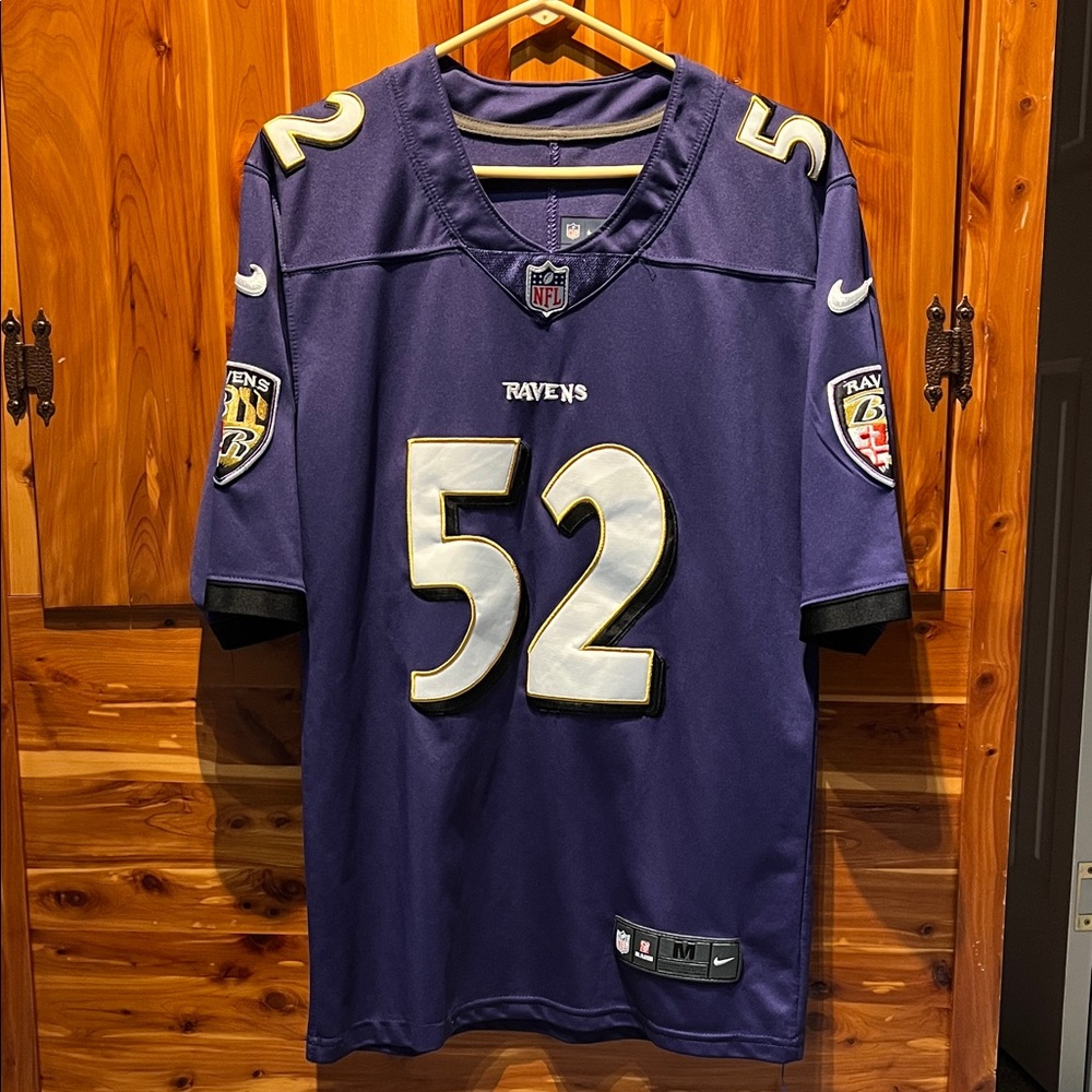 NFL Ravens Purple and Gold Jersey